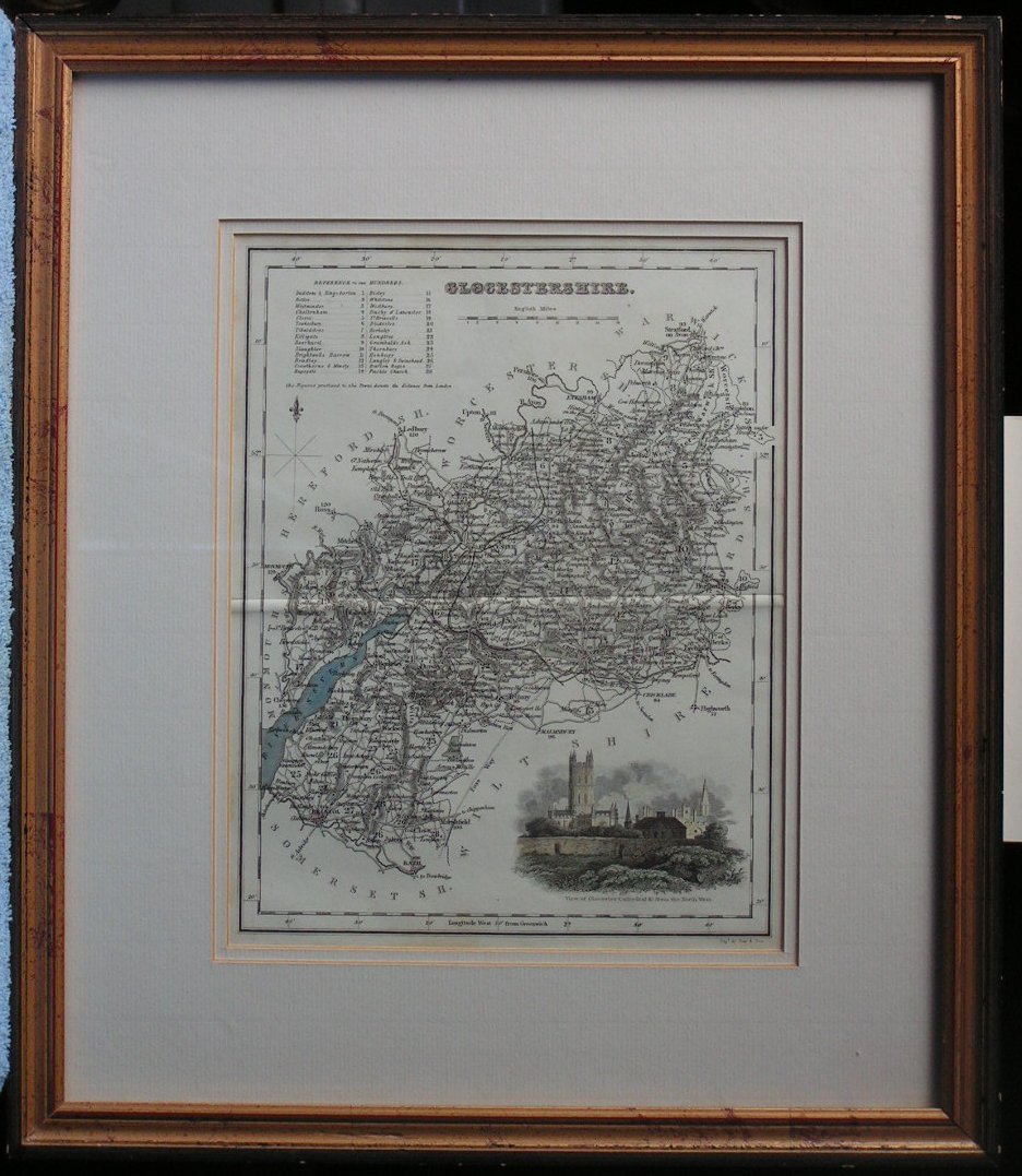 Map of Gloucestershire - Fullarton